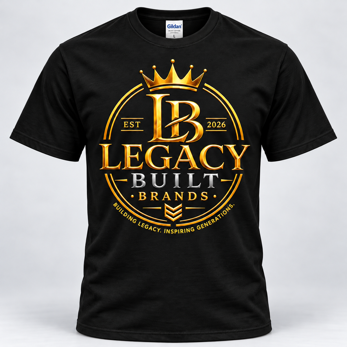Men's Custom Heavy Cotton Crew-Neck T-Shirt