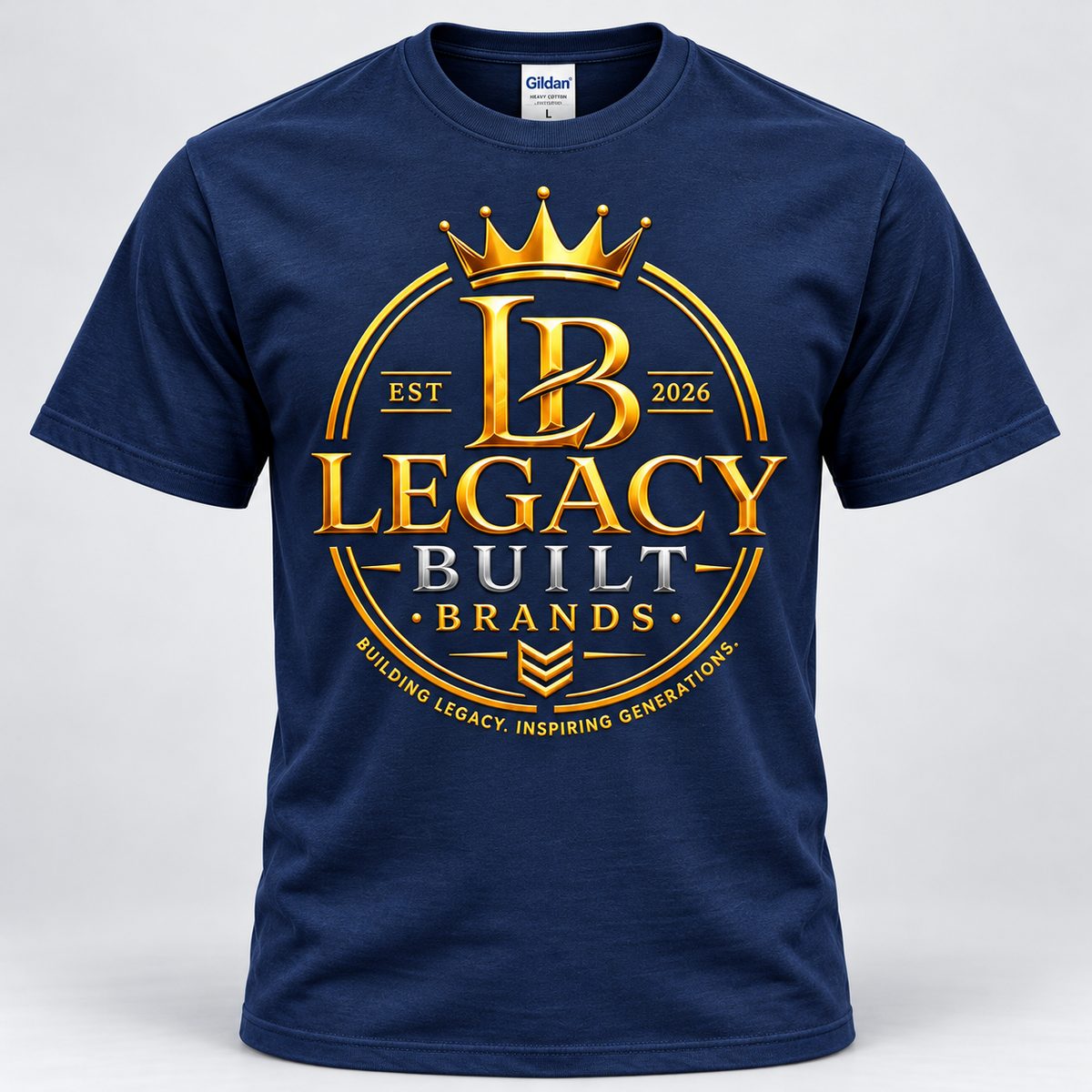 Men's Custom Heavy Cotton Crew-Neck T-Shirt