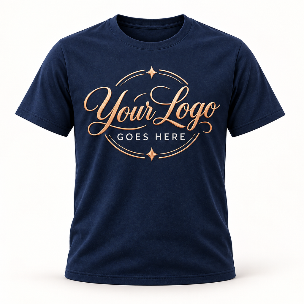 Men's Custom Heavy Cotton Crew-Neck T-Shirt