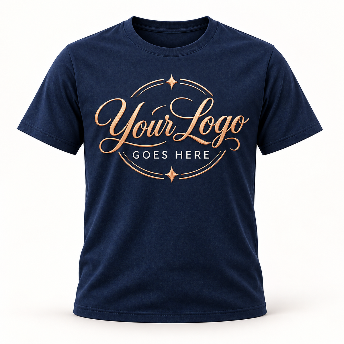 Men's Custom Heavy Cotton Crew-Neck T-Shirt