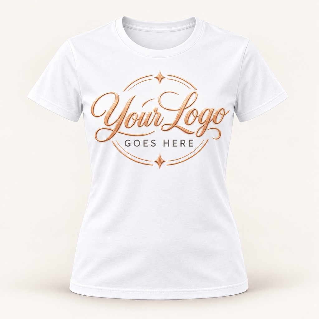 Women's Custom Cotton Crew-Neck T-Shirt