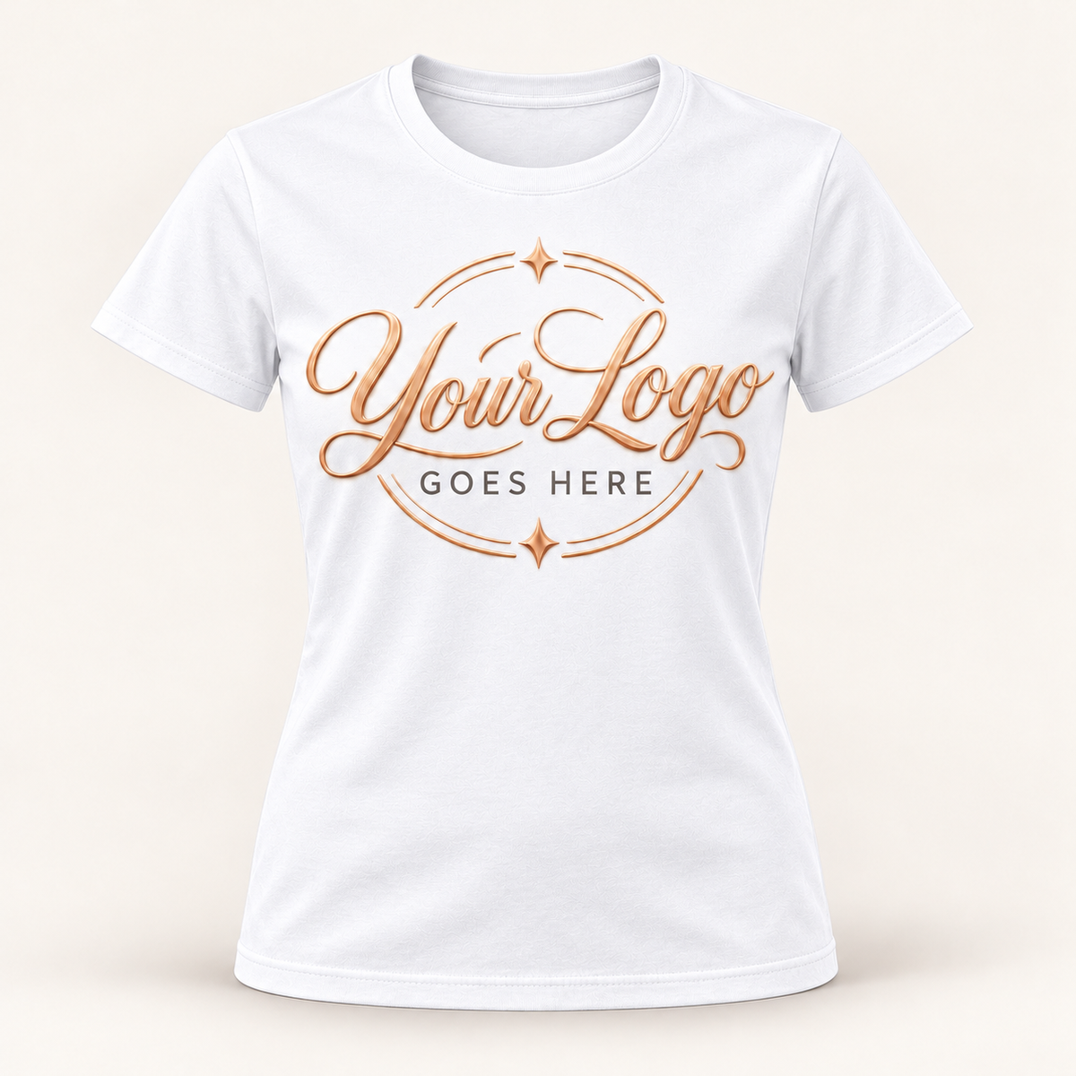 Women's Custom Cotton Crew-Neck T-Shirt