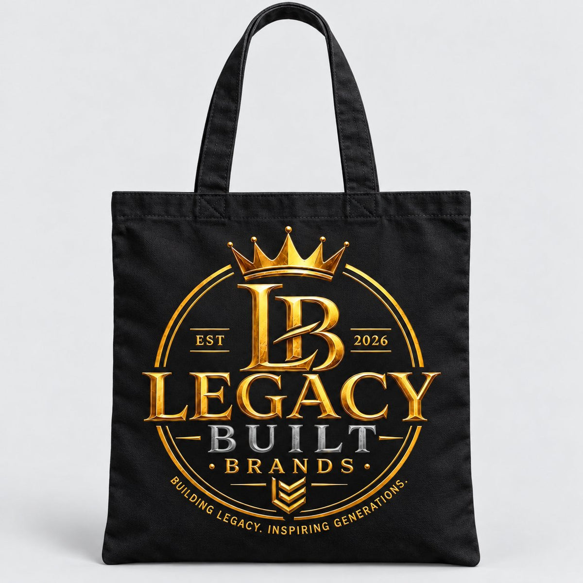 Black Legacy Built Brands full canvas tote bag